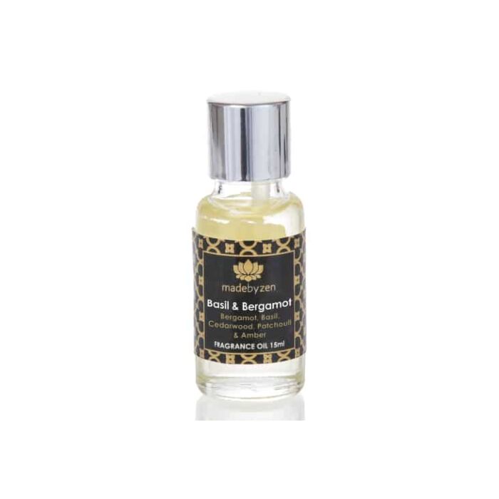 madebyzen Basil & Bergamot Signature Fragrance Oil 